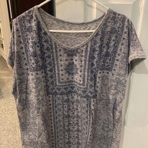 Style &Co XL navy shirt